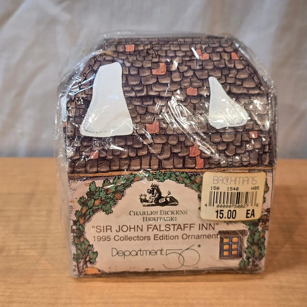 Department 56 Sir‎ John Falstaff Inn 1995 Collectors Edition Christmas Ornament